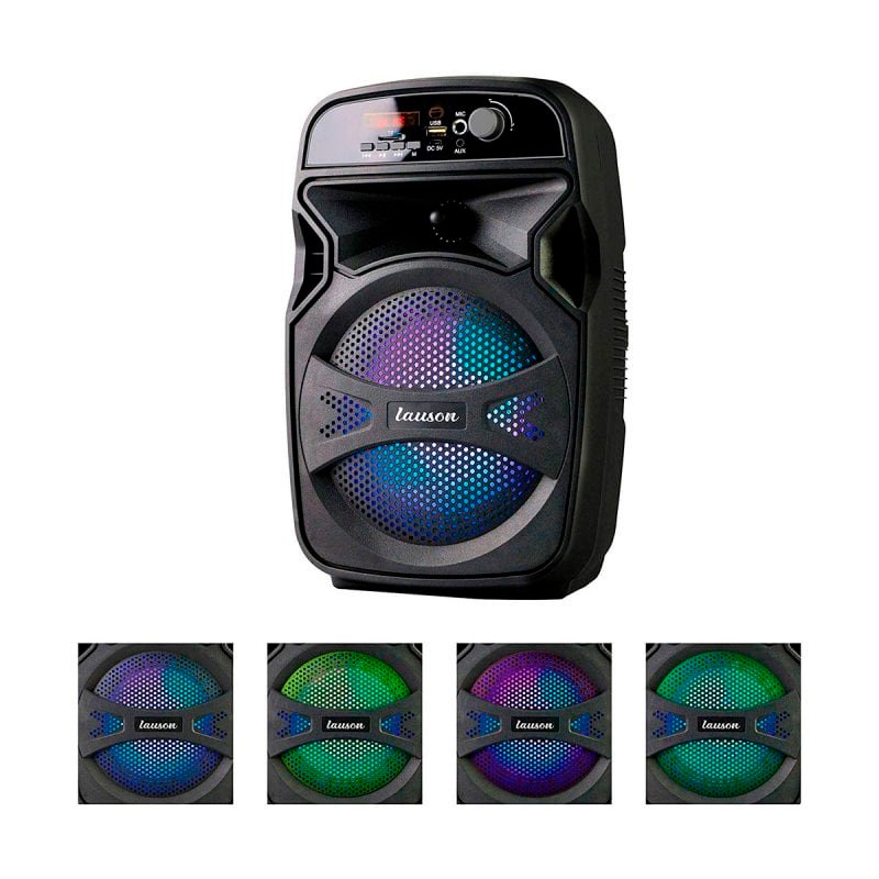 Altavoz Portátil Lauson LLX34 Bluetooth con Karaoke 20W Negro - Imagen 2