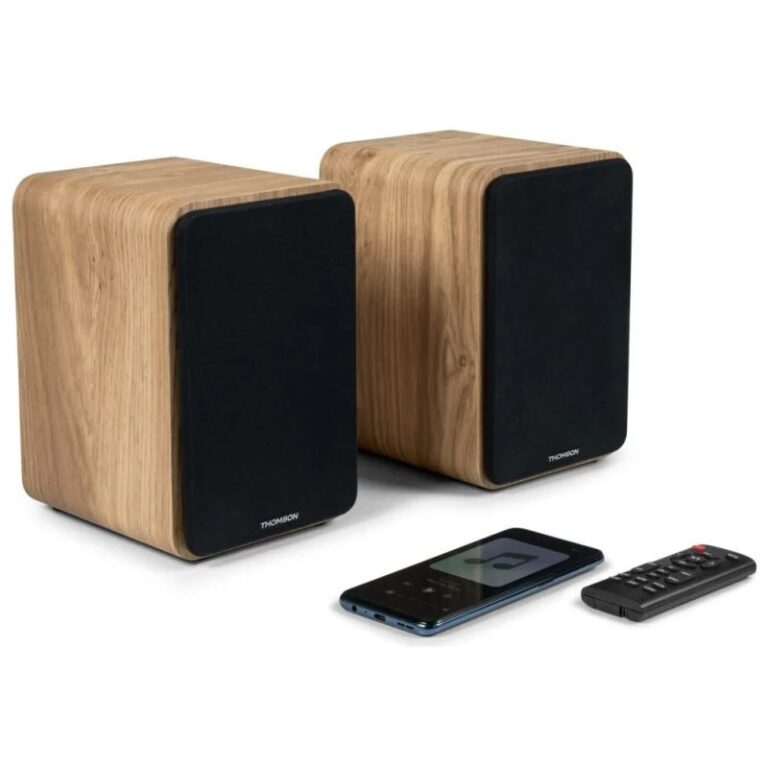 Altavoces Thomson WS602DUO Bluetooth 100W Madera (NUEVO)