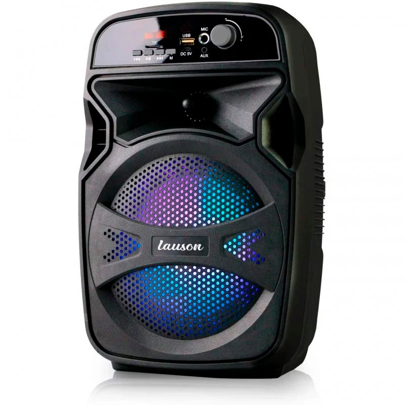 Altavoz Portátil Lauson LLX34 Bluetooth con Karaoke 20W Negro