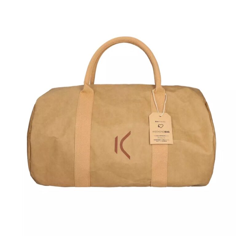 Bolsa de viaje eco KSIX Papel Kraft marrón