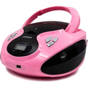 Reproductor CD Lauson CP638 - Boombox con USB y Radio Rosa (NUEVO)