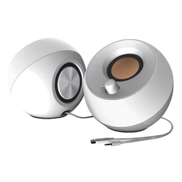 Conjunto de Altavoces Creative Pebble 2.0 USB Blanco - Imagen 2