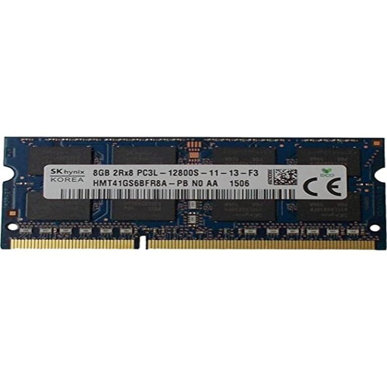 Módulo de memoria SK Hynix 8GB DDR3L 1600 MHz 204pines SO-DIMM HMT41GS6BFR8A-PB