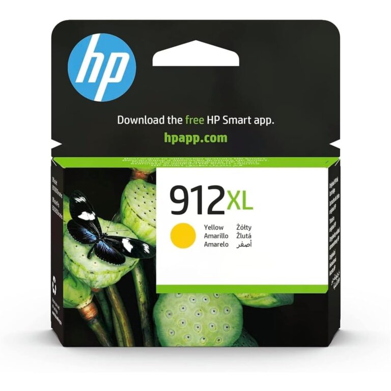 Cartucho Tinta Original HP 912XL color Amarillo 825 pág.