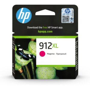 Cartucho Tinta Original HP 912XL color Magenta 825 pág.