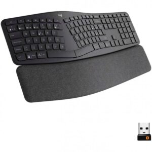 Teclado Inalámbrico Ergonómico Logitech Ergo K860 USB/Bluetooth Negro español(ñ)