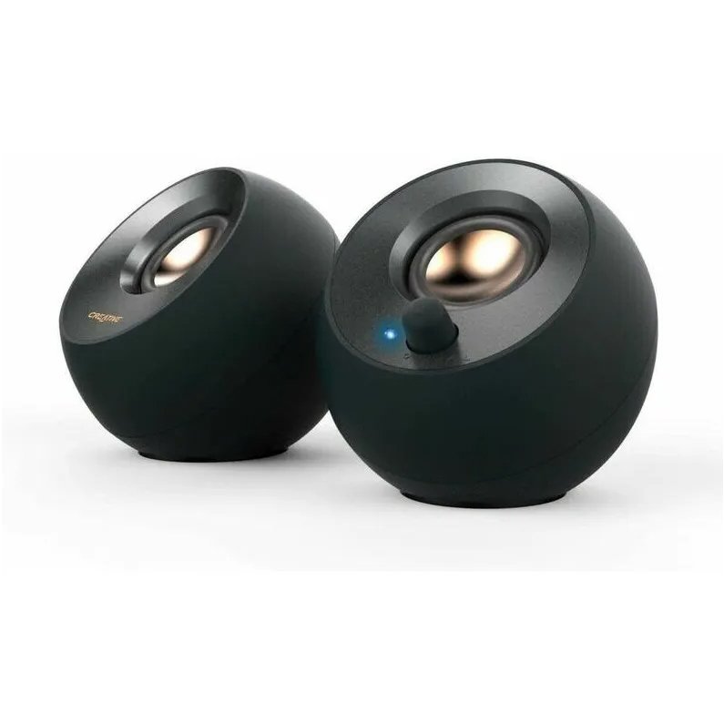 Conjunto de Altavoces Creative Pebble 2.0 V2 PC/MAC USB-C Negro