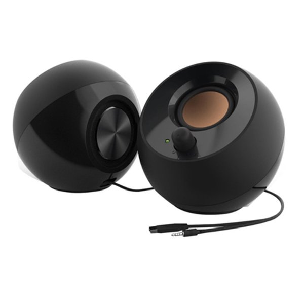 Conjunto de Altavoces Creative Pebble 2.0 USB Negros Usados - Imagen 2