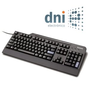 Teclado Lenovo USB Smartcard Keyboard en español(ñ) Usado