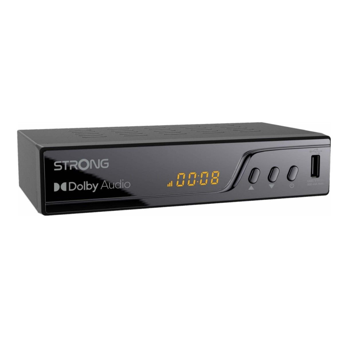 Receptor Digital Terrestre TDT Strong 4K UHD DVB T2 USB Analógico y digital