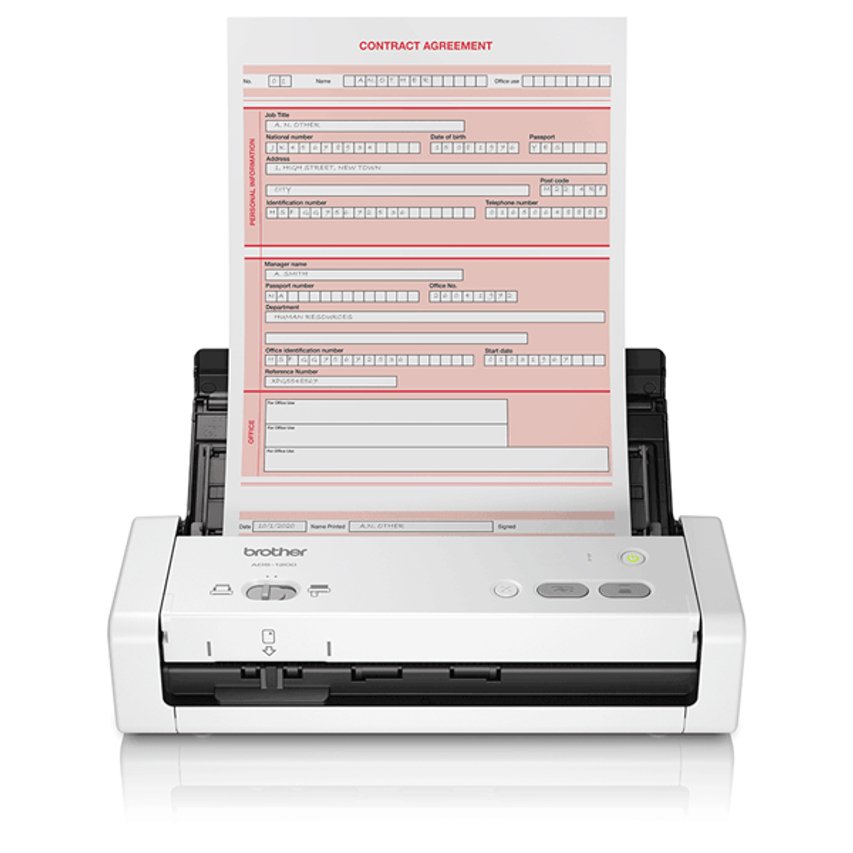 Escaner Brother ADS1200 escaneado a doble cara automático y alimentación por USB - Imagen 4