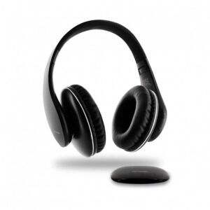 Auriculares Metronic 480192 para TV con transmisión de audio sin cables negros