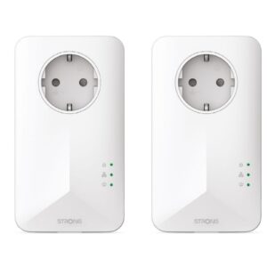 Adaptador Strong Powerline 1000 Duo Wi-Fi EU V2