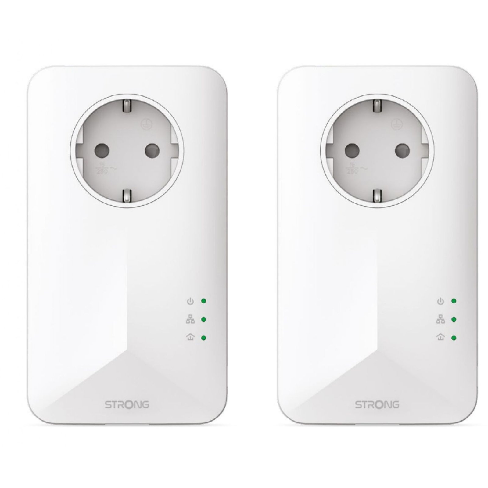 Adaptador Strong Powerline 1000 Duo Wi-Fi EU V2
