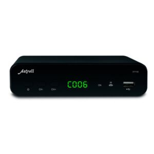 Decodificador Astrell 011142 DVB-T2 HEVC TNT negro Usado