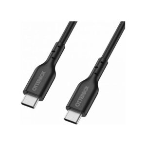 Cable carga rápida 2m USB-C a USB-C negro