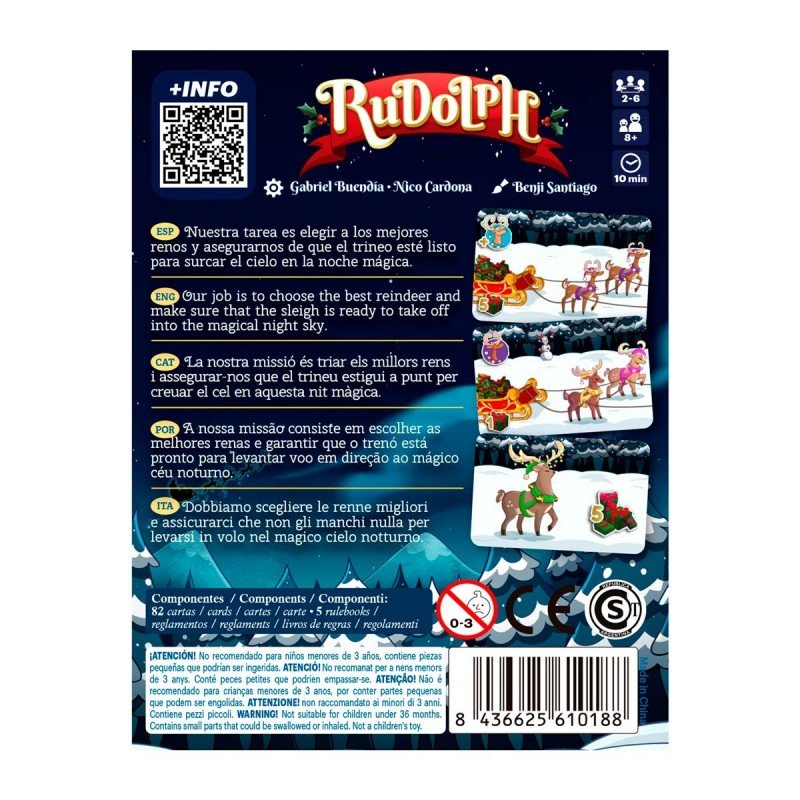 Juego de cartas Rudolph - Imagen 2