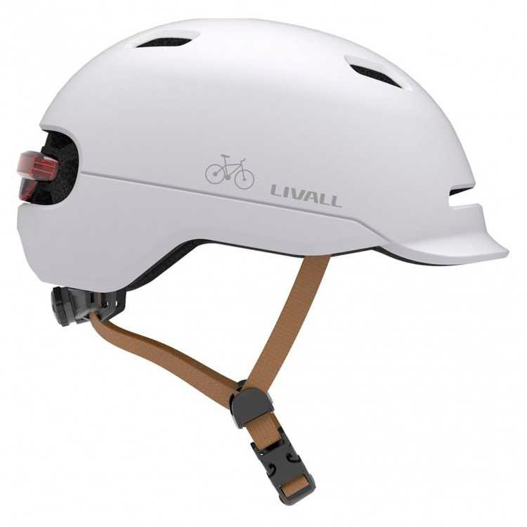 Casco inteligente LIVALL C20 blanco Talla L (NUEVO) - Imagen 3