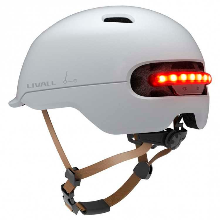 Casco inteligente LIVALL C20 blanco Talla L (NUEVO) - Imagen 2