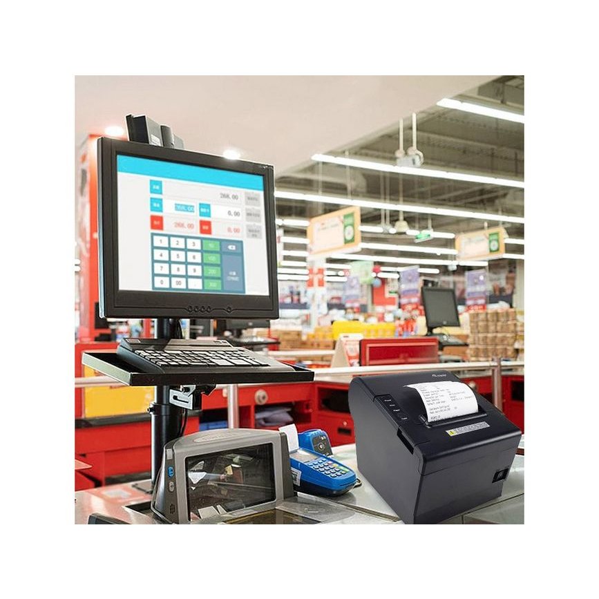 Impresora Equip 351002 térmica de recibos POS de 80mm con cortador automático - Imagen 6