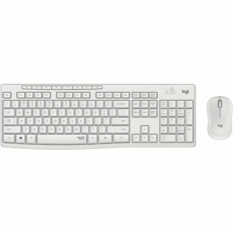 Logitech MK295 Combo Teclado Raton Inalámbricos blanco crudo en Español Usado *