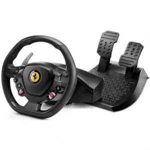 Volante Thrustmaster T80 RW Ferrari 488 GTB PC/PS4 con pedales Usado