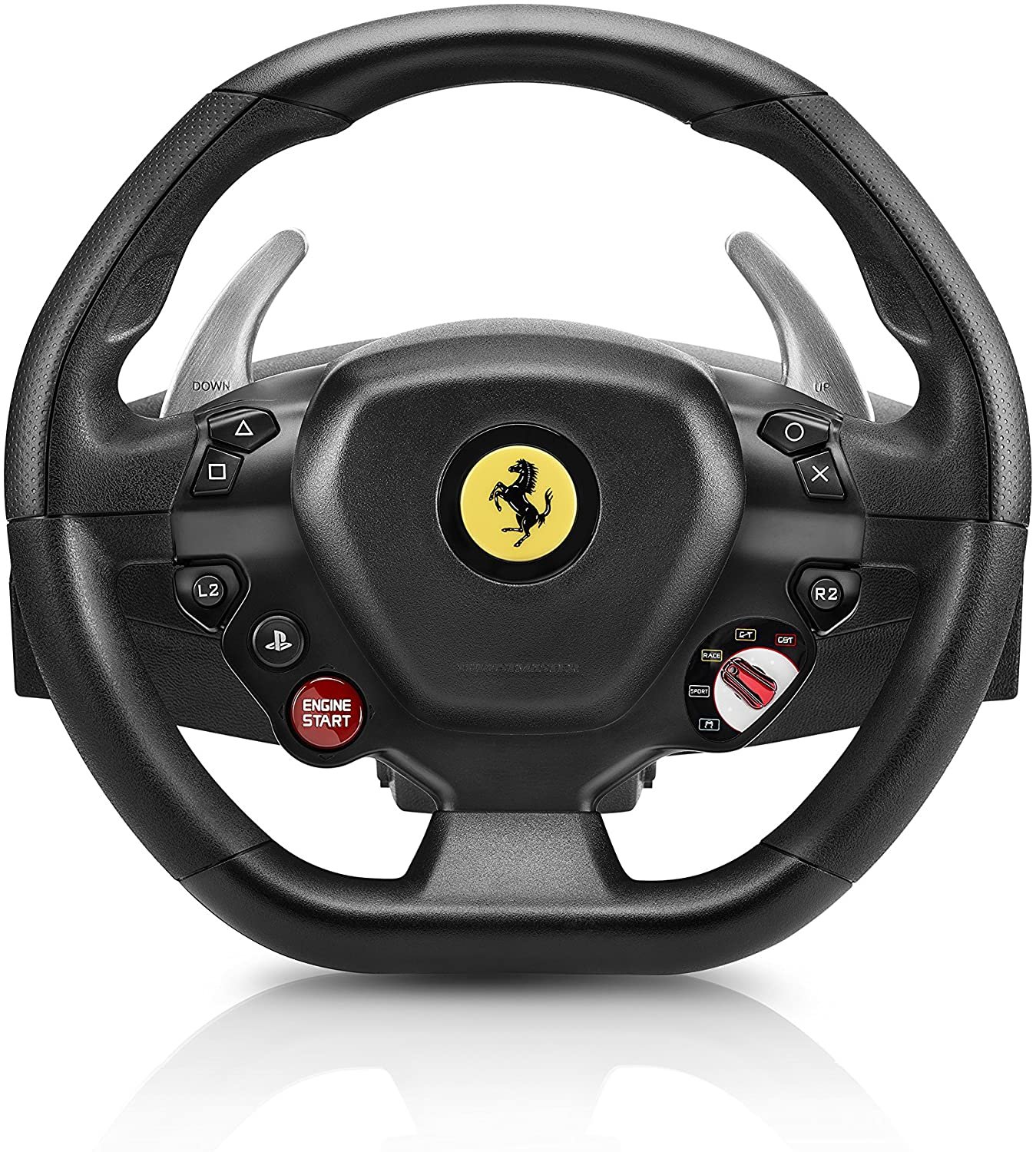 Volante Thrustmaster T80 RW Ferrari 488 GTB PC/PS4 con pedales Usado - Imagen 2