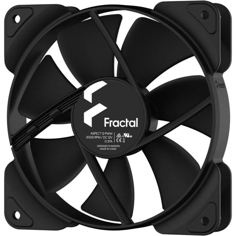 Ventilador Suplementario Fractal Design Aspect 12 PWM 120mm Negro
