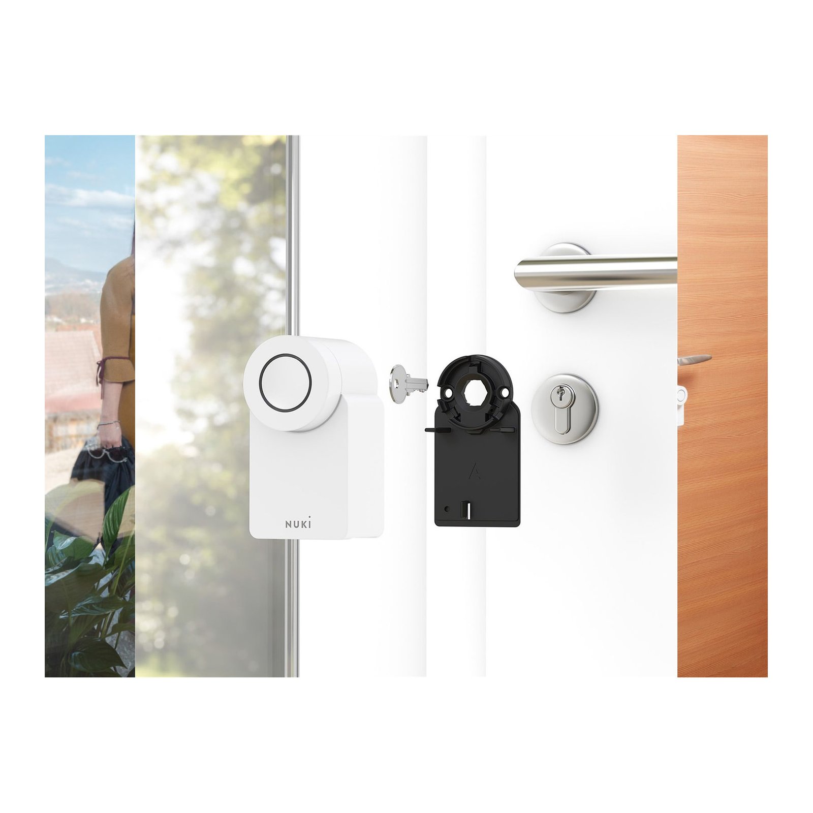Cerradura electrónica Nuki Smart Lock 3.0 Basic 220801 Usado - Imagen 2