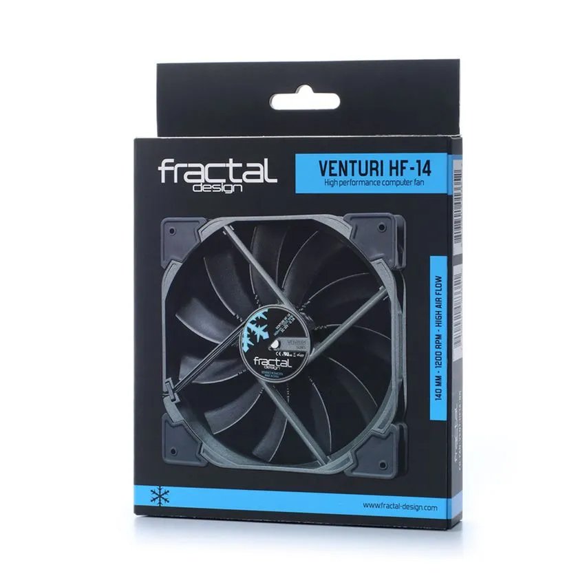 Ventilador Suplementario Fractal Design Venturi HF-14 140mm negro - Imagen 2
