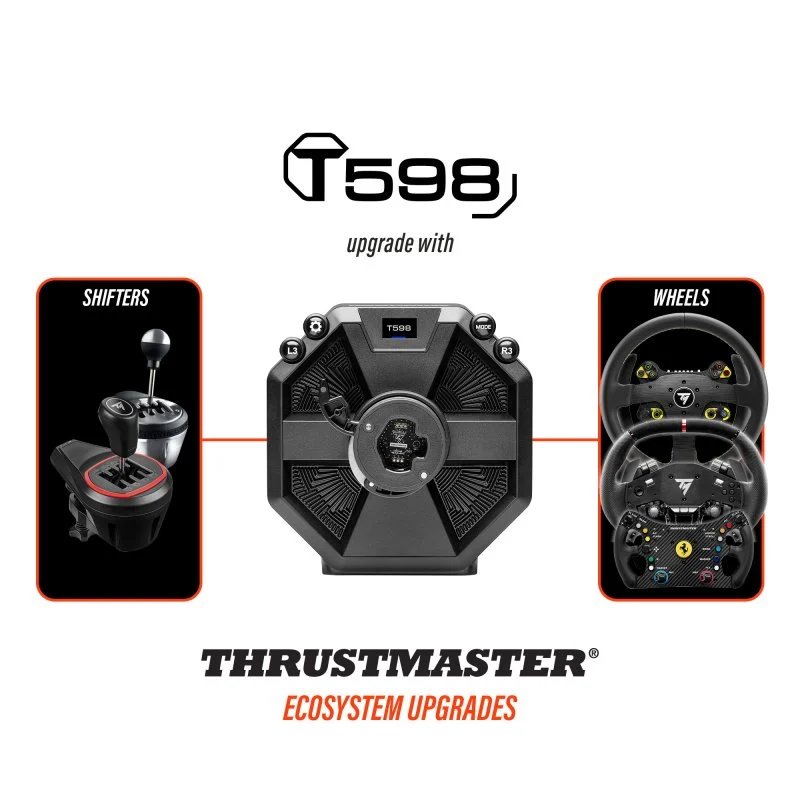 Volante + Pedales de carreras Thrustmaster T598 para PS5/PS4/PC Usado - Imagen 8