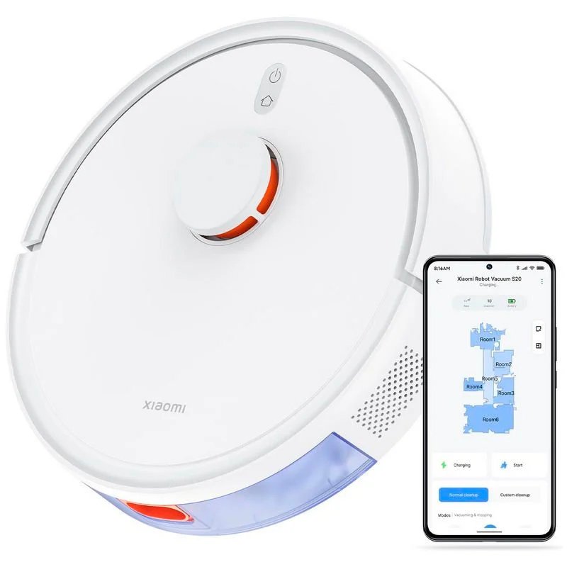 Aspirador y Friegasuelos Xiaomi Robot Vacuum S20 Blanco