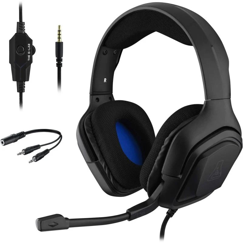 Auricular Gaming G-Lab Korp Cobalt Auriculares Gaming Negros