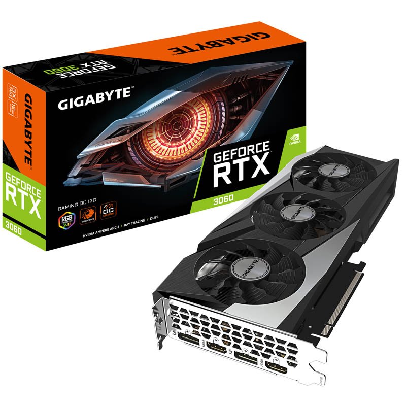 Tarjeta gráfica Gigabyte GeForce RTX 3060 OC 12GB GDDR6 Usada - Imagen 4