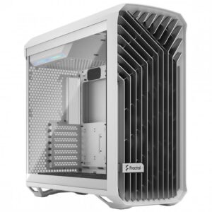 Torre completa Midi Tower Fractal Design Torrent Cristal Templado blanca