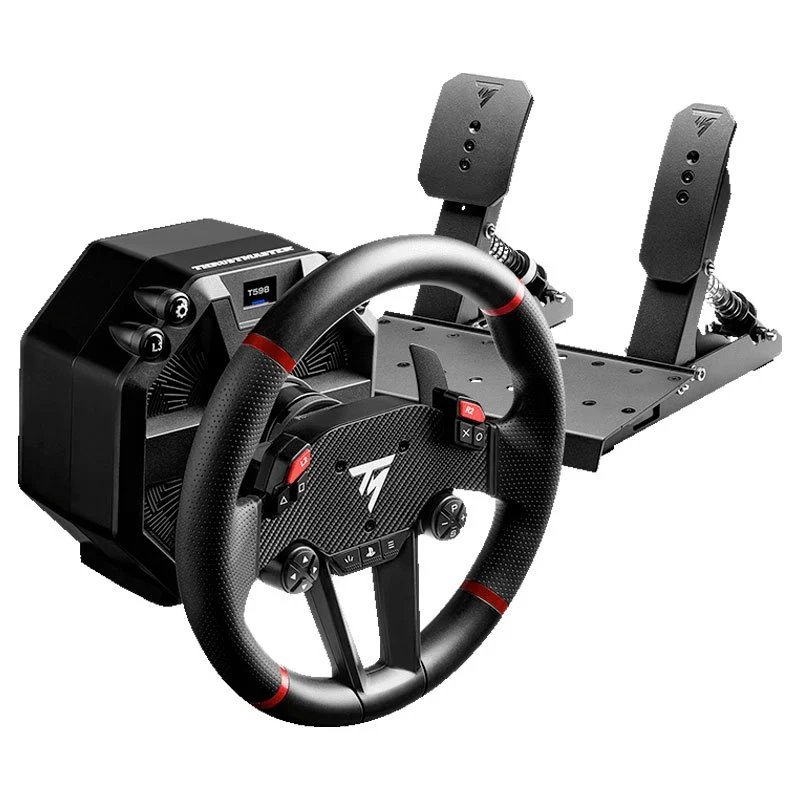 Volante + Pedales de carreras Thrustmaster T598 para PS5/PS4/PC Usado