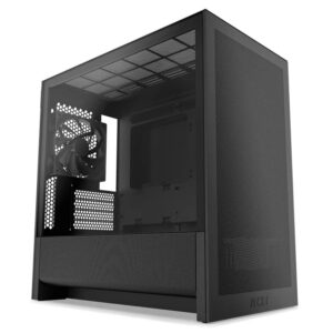 Torre completa Midi Tower H3 Flow Negro Vidrio Templado negra