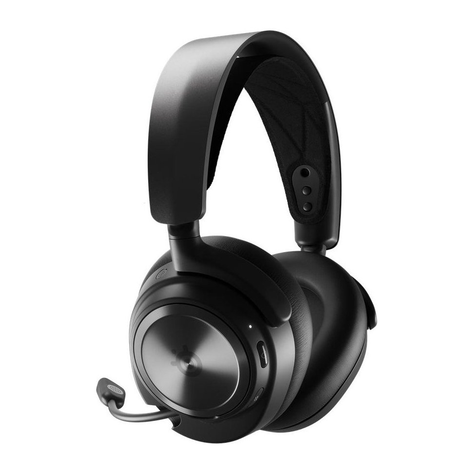 Auriculares Steelseries Arctis Nova Pro Inálambricos Diadema Juego Negro Usado - Imagen 2