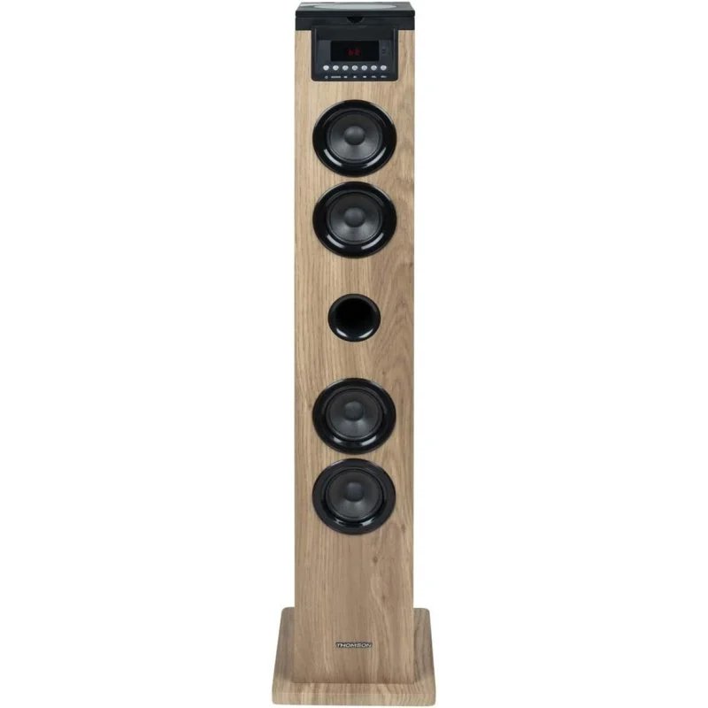 Torre de Sonido Thomson DS122CD Bluetooth con Reproductor de CD 60 W Madera *