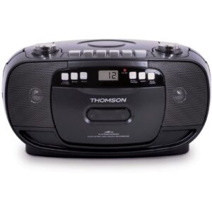 Radio casette con CD Thomson RK200CD negro (NUEVO)