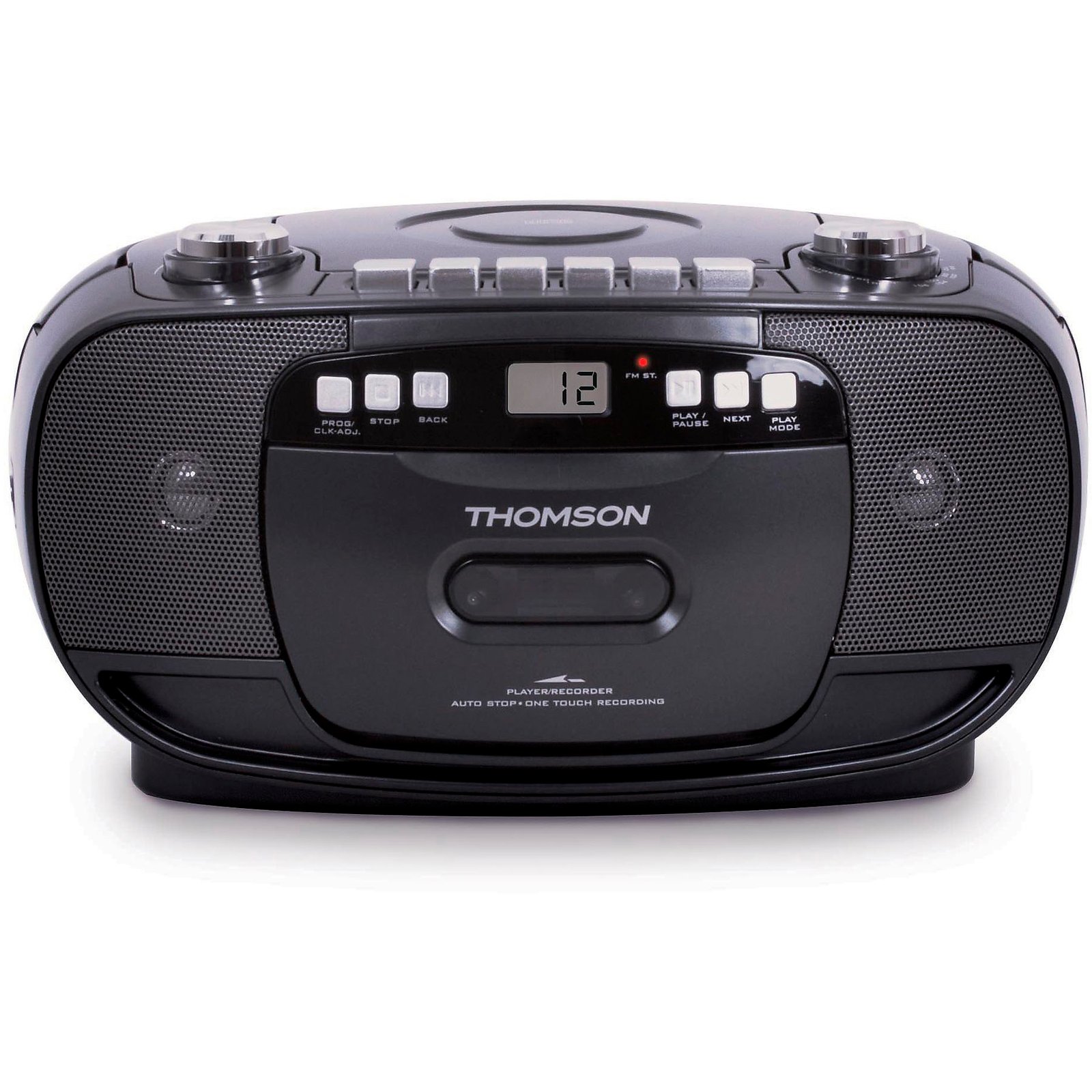 Radio casette con CD Thomson RK200CD negro (NUEVO)