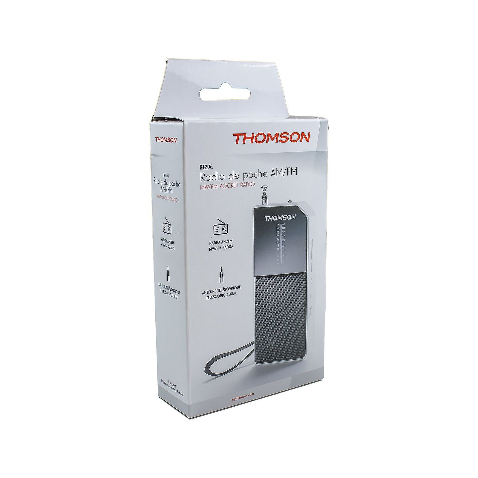 Radio Transistor Thomson RT205 Blanco/Negro - Imagen 6
