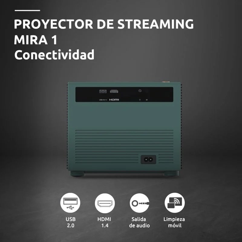 Proyector Strong 1080p 300 Lúmenes LCD Android TV Autoenfoque Full HD Compacto - Imagen 6