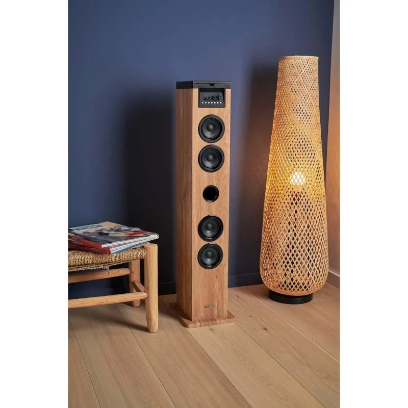Torre de Sonido Thomson DS122CD Bluetooth con Reproductor de CD 60 W Madera * - Imagen 2