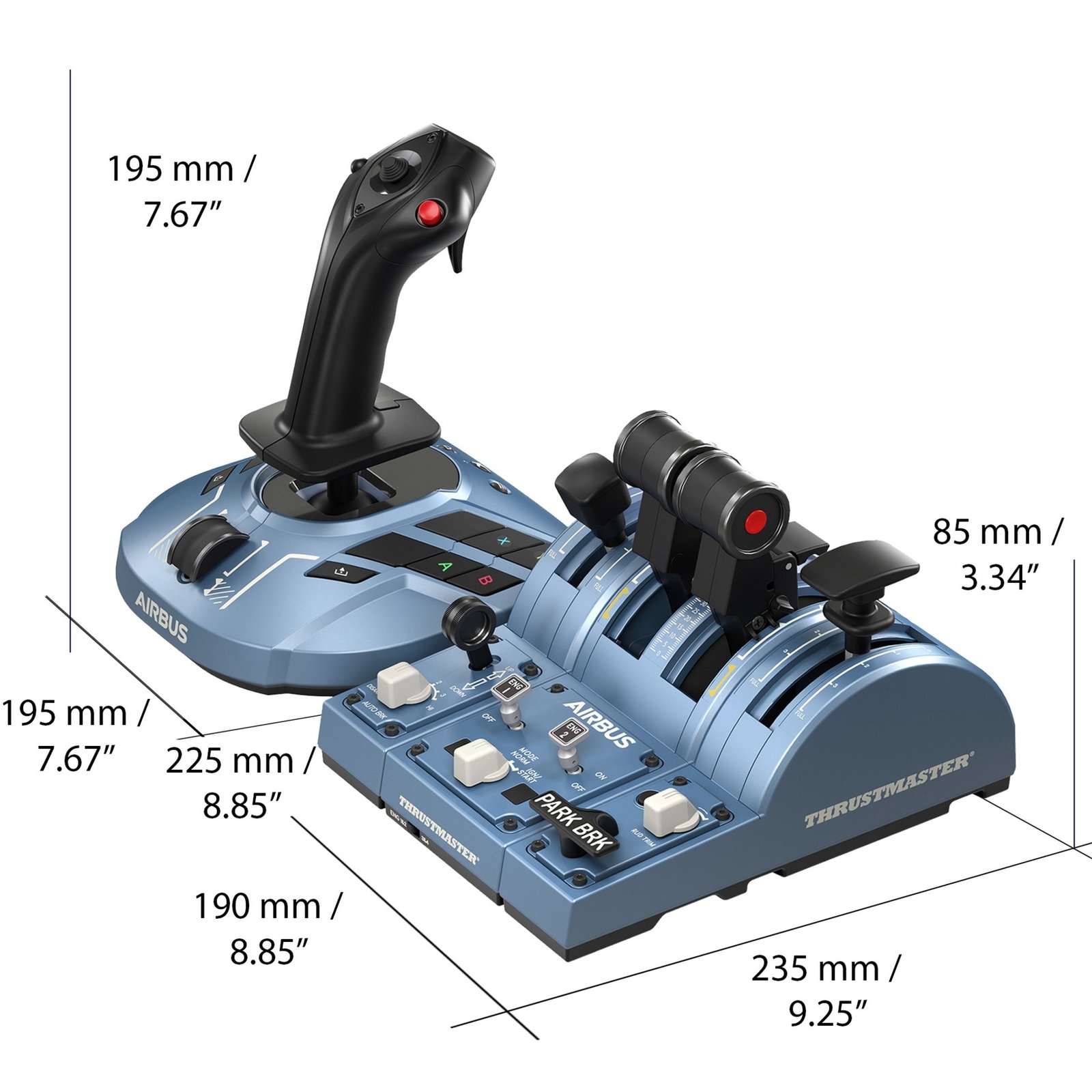Thrustmaster Joystick TCA Captain PACK X Airbus Edition para PC / XBOX - Imagen 7