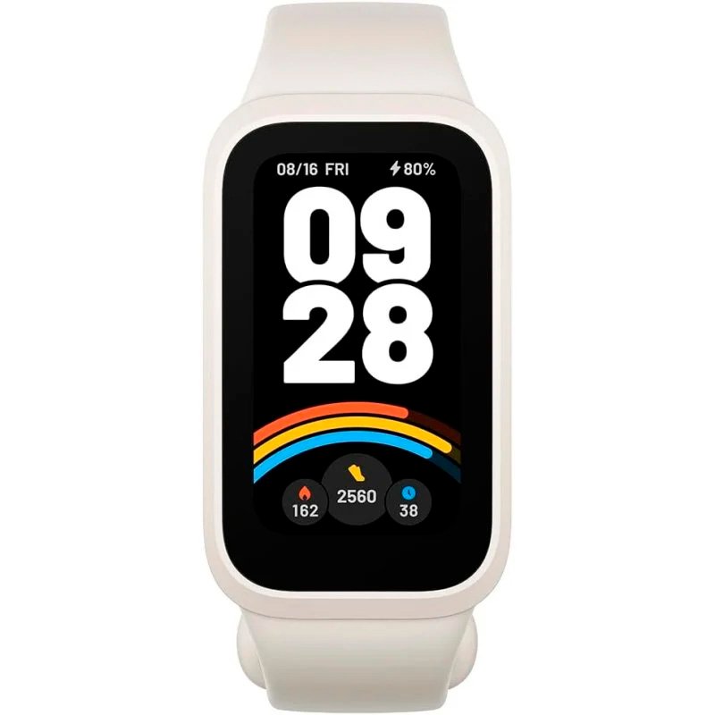 Pulsera de Actividad Xiaomi Smart Band 9 Active Beige Usada*Solo pulsera y cable - Imagen 3