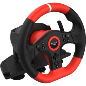 Volante Vieta Pro Speedy Gaming Rotación de 270º Negro/Rojo Usado