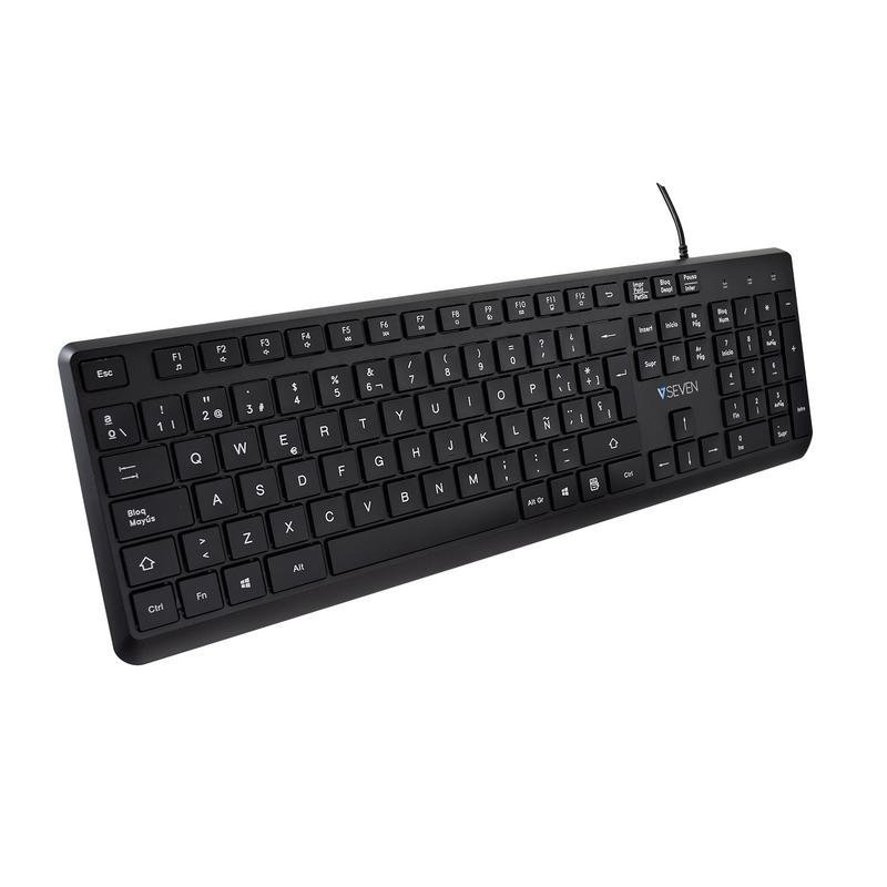 Teclado V7 KU350ES USB Pro en español