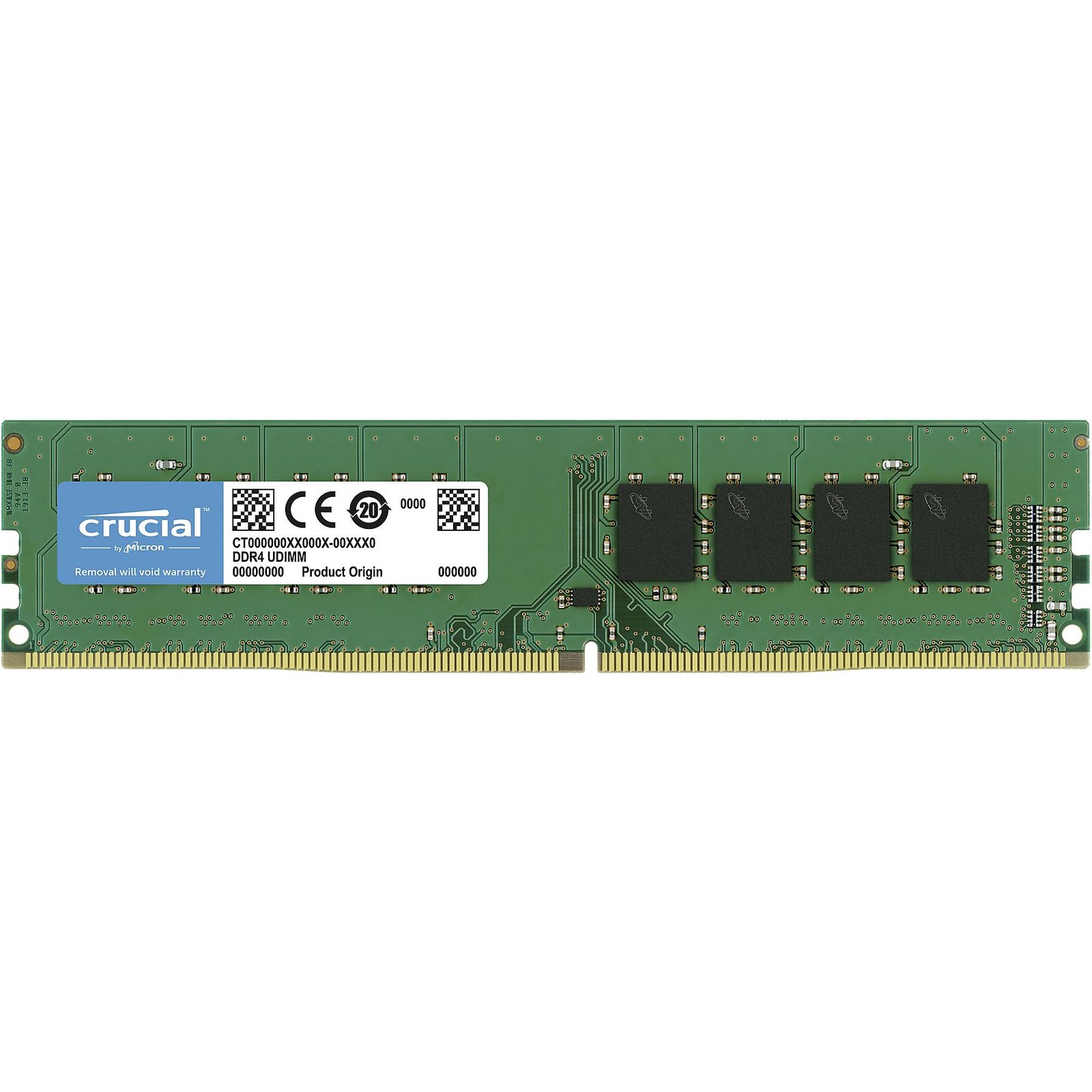 Memoria Crucial 8GB 1x8GB DDR4 3200MHz UDIMM CL22 Usada