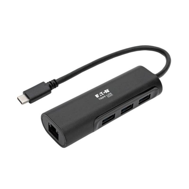 Adaptador USB-C Tripp Lite U460-003-3A1GB Hub 3xUSB 3.1 Gen1 Ethernet Gigabit